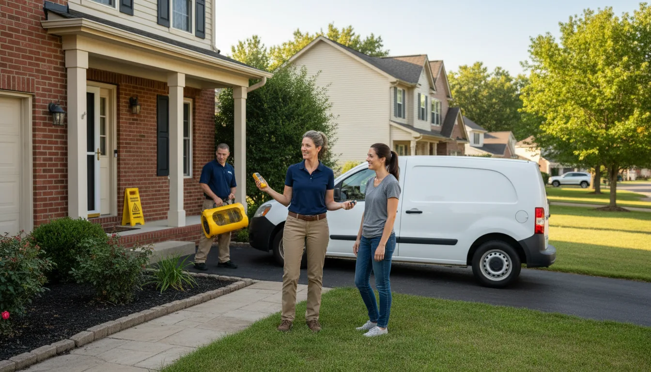 Water restoration image for Home Water Damage Repair in Fries, VA